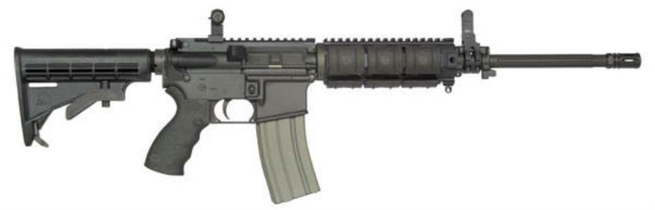 Image of Bushmaster E2S AR-15 Modular Carbine 5.56mm/223 Fluted Barrel, Flip Up Sights, 30rd Mag