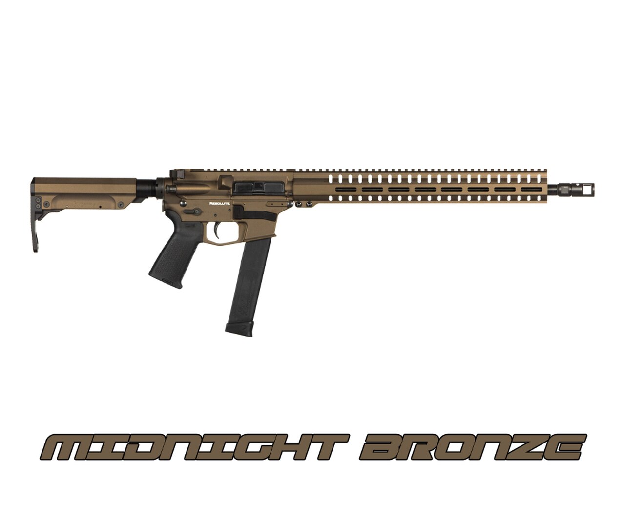 Image of CMMG Resolute 300 MKG 45 ACP 16.1" Barrel, 6-Position Black Stock Bronze, 13rd