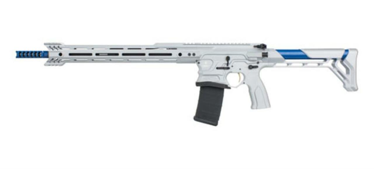 Image of Cobalt Team Replica Rifle, .223 Wylde/5.56, 16" Barrel, Crushed Silver/Blue Finish, 30rd