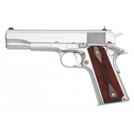 Image of Colt .38 Super Government Pistol Bright Stainless Steel Finish O02071ELC2