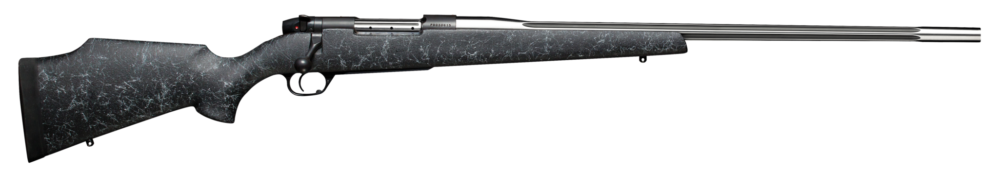 Image of Weatherby Mark V Accumark, 6.5-300 Wby Mag, 26" Fluted, Stainless, Composite Stock
