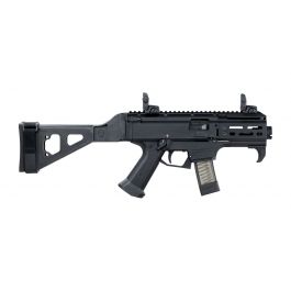 Image of CZ Scorpion Evo 3 4.2" 9mm Pistol With Folding Brace, Black - 91345