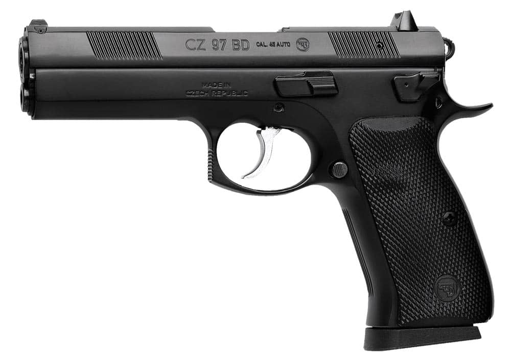 Image of CZ 97 BD cal. 45 ACP black polycoat tritium night sights - decocker 10 RND