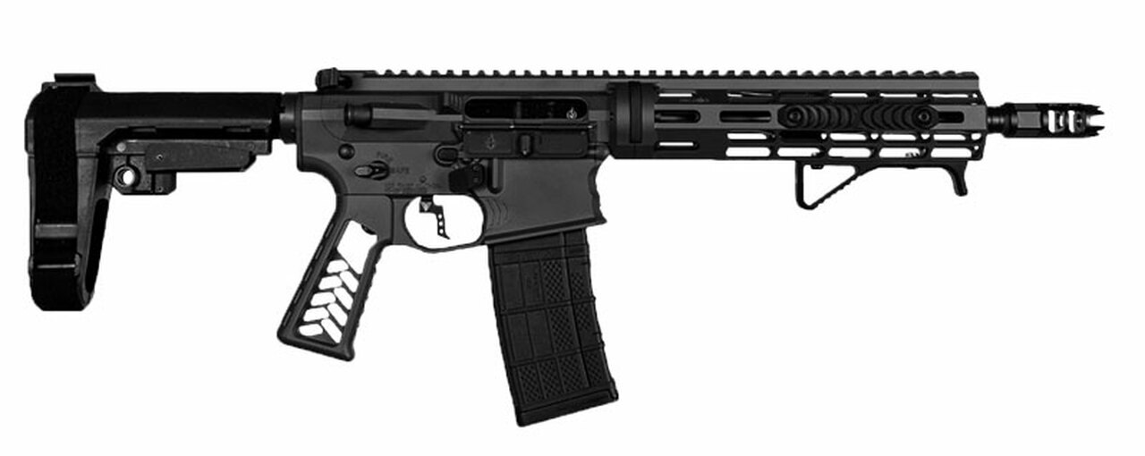 Image of Falkor Phantom AR-15 Pistol 300 Blackout, Black, 10.5" Barrel SBA3 Brace 30rnd Mag