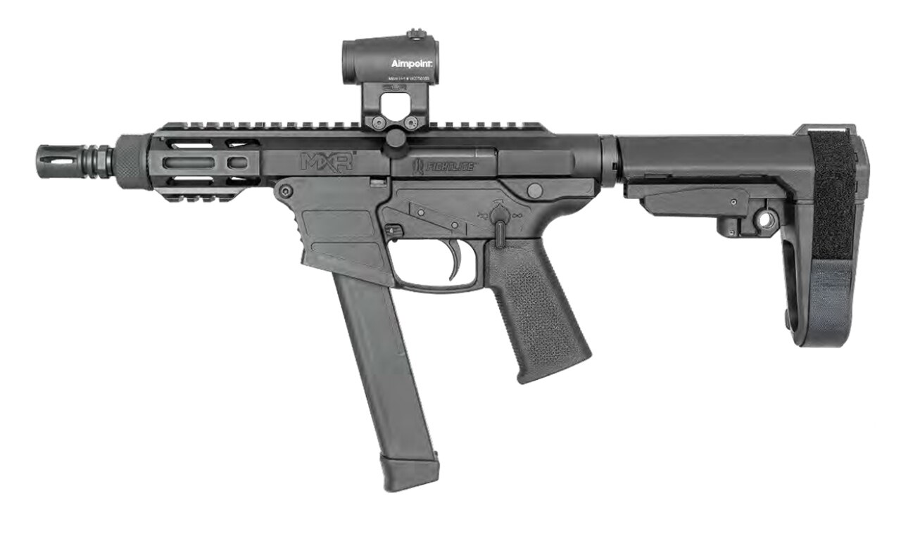 Image of FightLite MXR PCC 9mm, 5" Barrel, M-Lok, Glock Mags, SBA3, Black