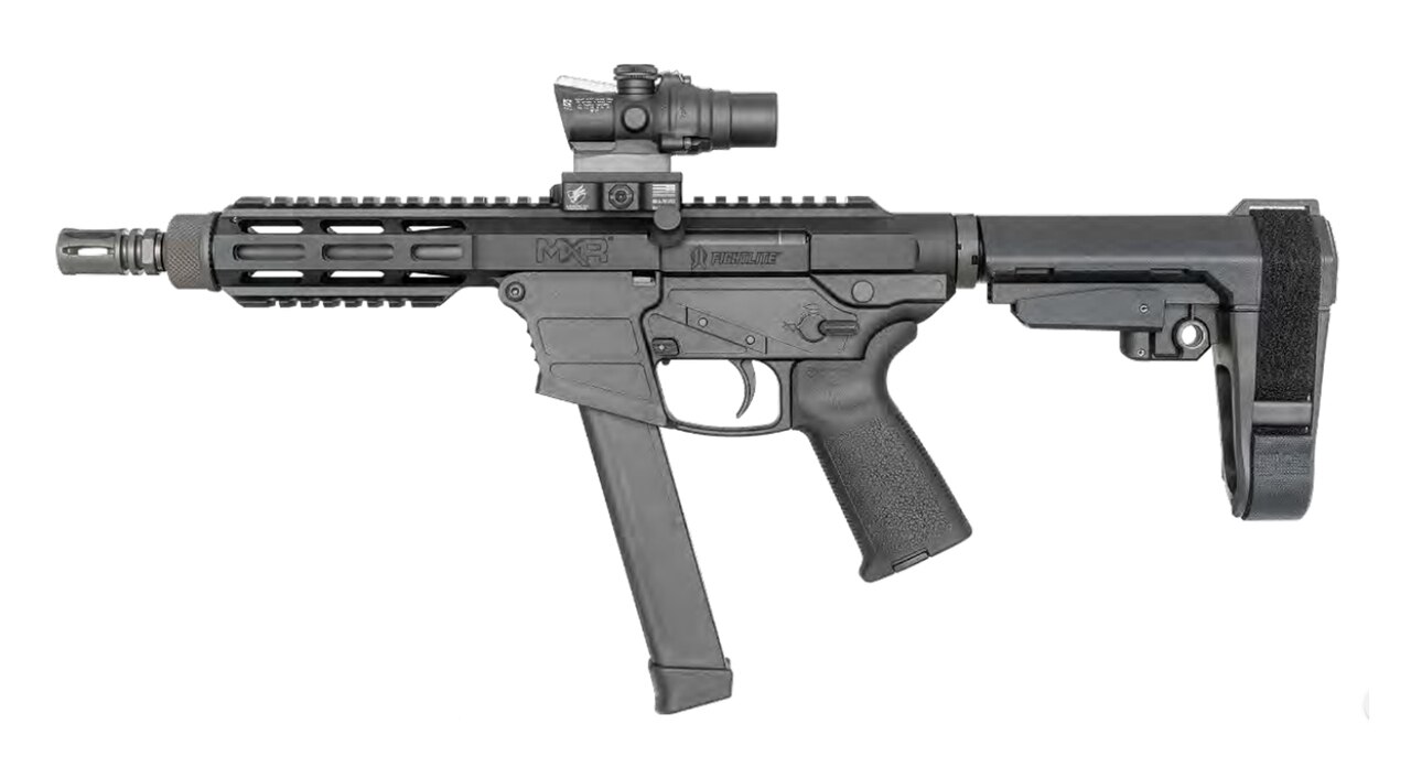 Image of FightLite MXR PCC, 9mm, 7" Barrel, M-Lok, Glock Mags, SBA3, Black