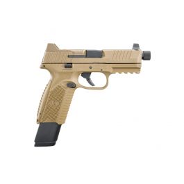 Image of FN 509 Tactical 4.5" 9mm Pistol 17/24 Round, FDE - 100373
