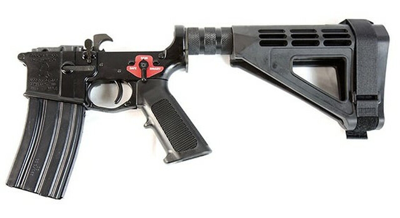 Image of Franklin Armory Built Lower Receiver, BFSIII, SB Tactical SBM4, Pistol Configuration