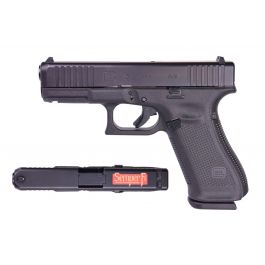 Image of Glock 45 Gen 5 Semper Fi 9mm Pistol, Black - UA455S2036