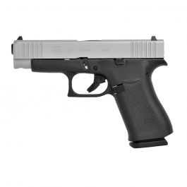 Image of Glock 48 9mm Compact Pistol with Glock Night Sights, Two Tone - PA485SL701