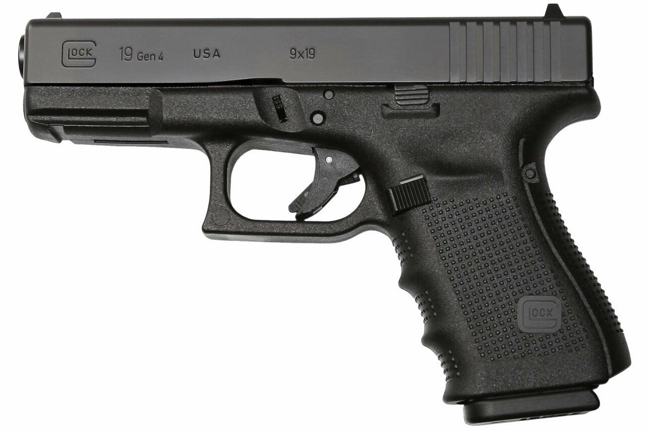 Image of Glock G19 Compensated G4 9mm, 4" Barrel, Fixed Sights, Tennifer, 15rd