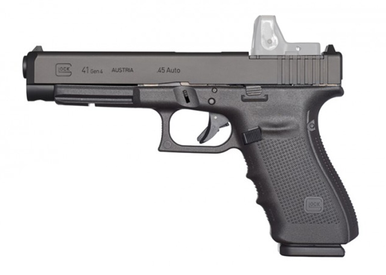 Image of Glock 41 Gen4 MOS AUS .45 ACP, 5.31" Barrel, Black, 10rd