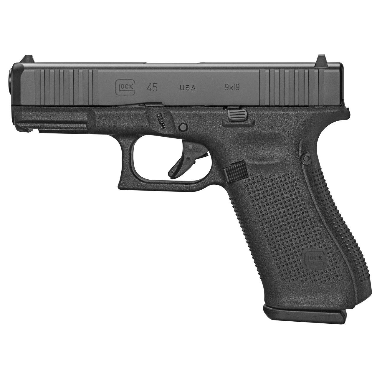 Image of Glock G45 Gen5 9mm, 4.02" Barrel, 17rd, Front Serrations, USA Made