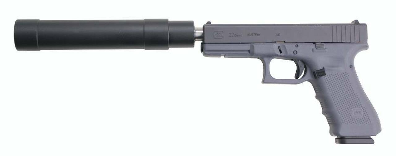 Image of Glock 22 Gen4 Tac-Pack .40 S&W, AWC Jupiter Suppressor & KKM Precision Barrel