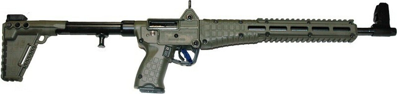 Image of Kel-Tec Sub 2000 9MM Beretta 92 Grip Green Frame 10rd Mag- Accepts Hi Cap mags