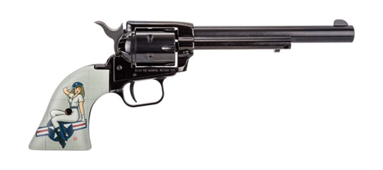 Image of Heritage Rough Rider .22 LR, 6.5" Barrel, Fixed Sights, Lady Luck Pin Up, 6rd