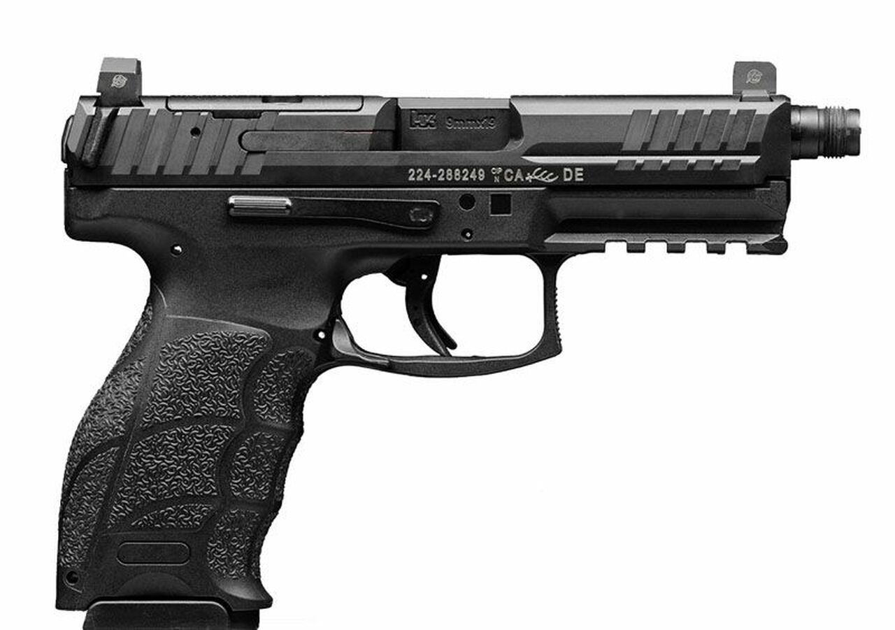 Image of HK VP9 Tactical Optics Ready 9mm, 4.7" TB, Night Sights, Black, 17rd