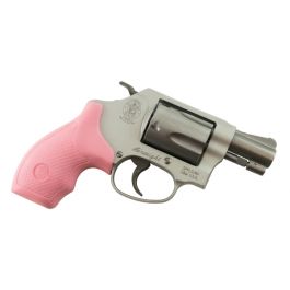 Image of Smith & Wesson Model 637 .38 S&W Special +P Airweight Revolver w/Pink Grips ‒ 150467