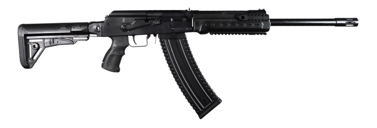 Image of Kalashnikov KS-12T 12 Ga, 18.25" Barrel, 3", Side-Folding Stock, Black, 10rd