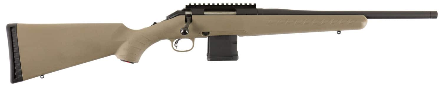 Image of Ruger American Ranch Rifle 223 16in, 10rnd Mag, Flat Dark Earth