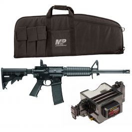 Image of Smith & Wesson M&P15 Sport II Promo Kit with Gun Case and Caldwell Mag Charger - 12095