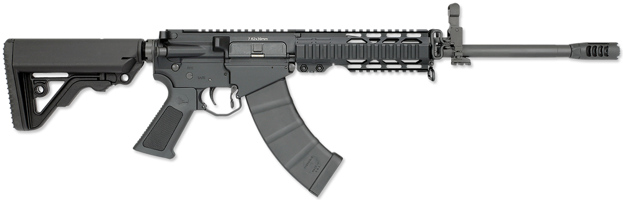 Image of Rock River Arms LRA-47 Tactical Comp Rifle, 7.62x39mm 16" Chrome Lined Barrel, 30rd Mag