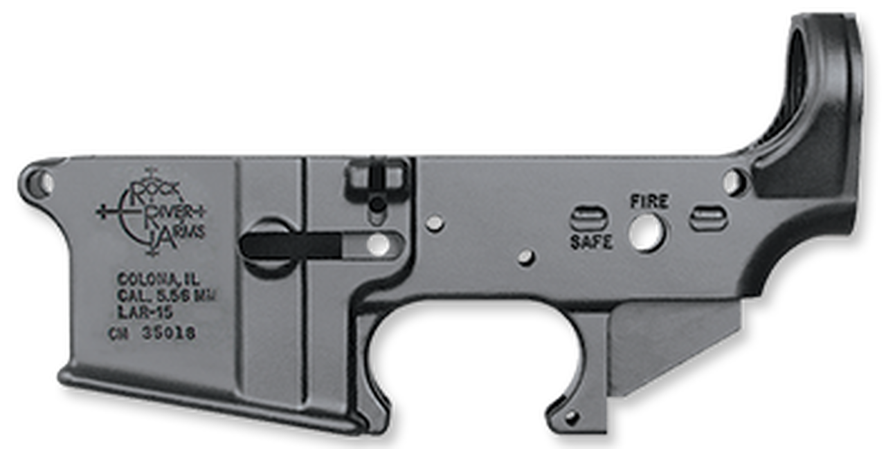 Image of Rock River Arms AR-15 Lower Receiver, Stripped, Top Tier, 5.56 Marked