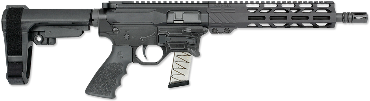 Image of Rock River Arms BT9G 9mm 10.5" AR-15 Pistol W/SBA3 Brace AR-15, 2 Stage Trigger