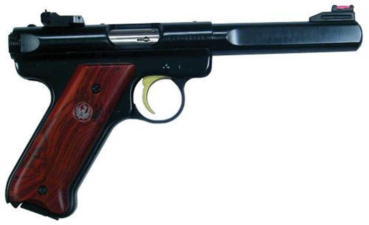 Image of Ruger Mark III Deluxe 22LR Cocobola Grips LTD Edition