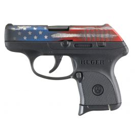 Image of Ruger LCP .380 ACP Pistol, American Flag Cerakote - 13710