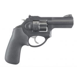 Image of Ruger LCRx 3" .22 WMR Revolver w/ Hogue Tamer Grips, Black - 5437