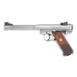 Image of Ruger Mark IV Hunter .22 LR 6.78" Pistol, Stainless Steel - 40118