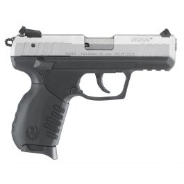 Image of Ruger SR22 .22LR Silver & Black Pistol - 3607