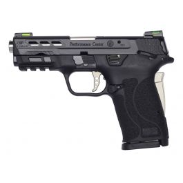 Image of S&W M&P Shield EZ PC 9mm Pistol With Safety, Black/Silver - 13225