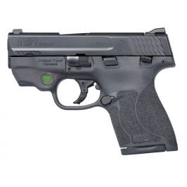 Image of S&W Shield 2.0 Thumb Safety 9mm Pistol With Green Laser, Black - 11901