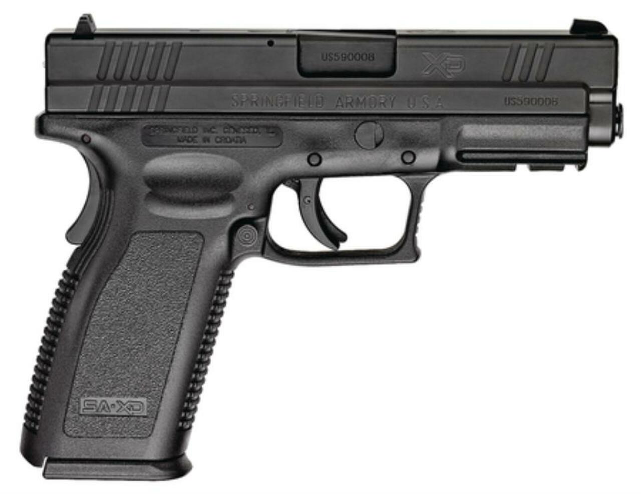 Image of Springfield XD 9mm, 4 Inch, Black, full package, Trijicon Night Sights, 16rd Mags