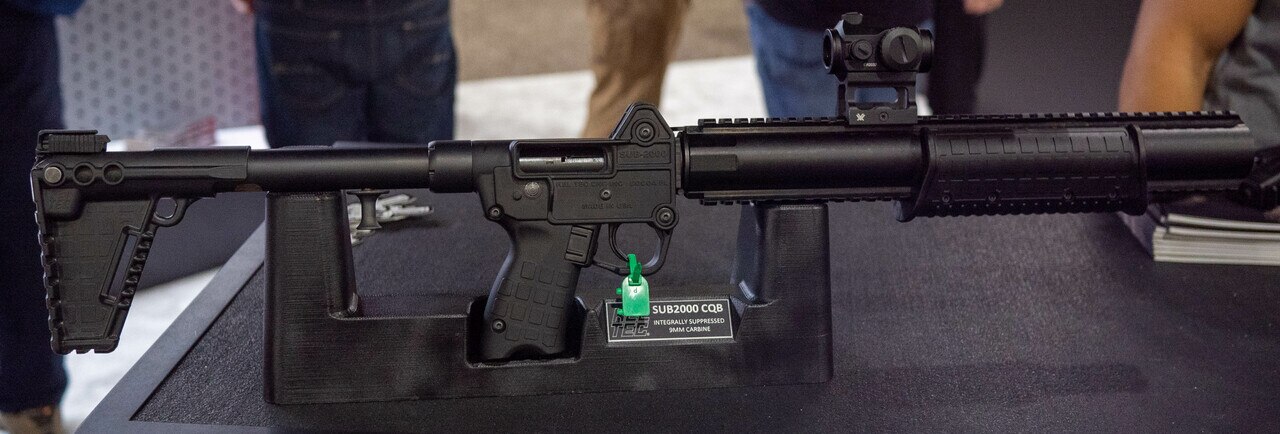 Image of Kel-Tec Sub-2000 CQB 9mm, 16.25" Barrel, Integrally Suppressed, Black