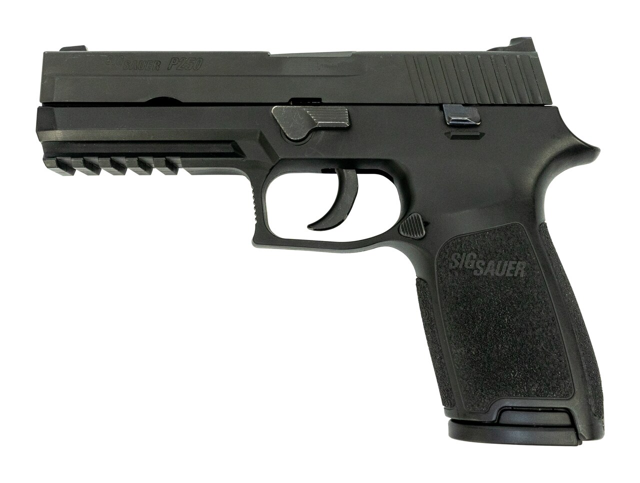 Image of Sig P250 Full Size Used .45 ACP, 4.7" Barrel, Contrast Sights, Black Nitron, 10rd/14rd No Box