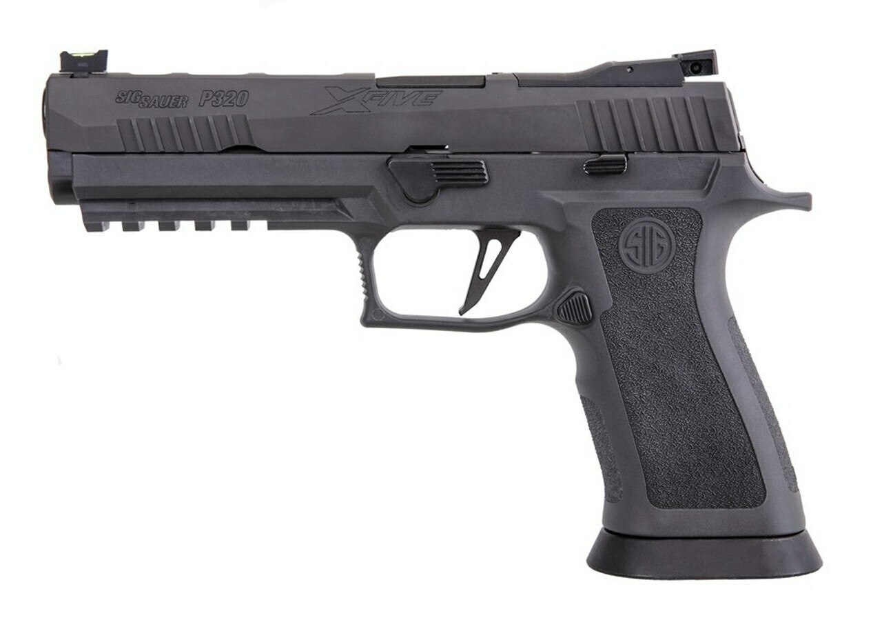 Image of Sig P320 XFIVE Legion 9mm, 5" Bull Barrel, Dawson Precision Sights, Gray, Mag Coupon, 1x 17rd