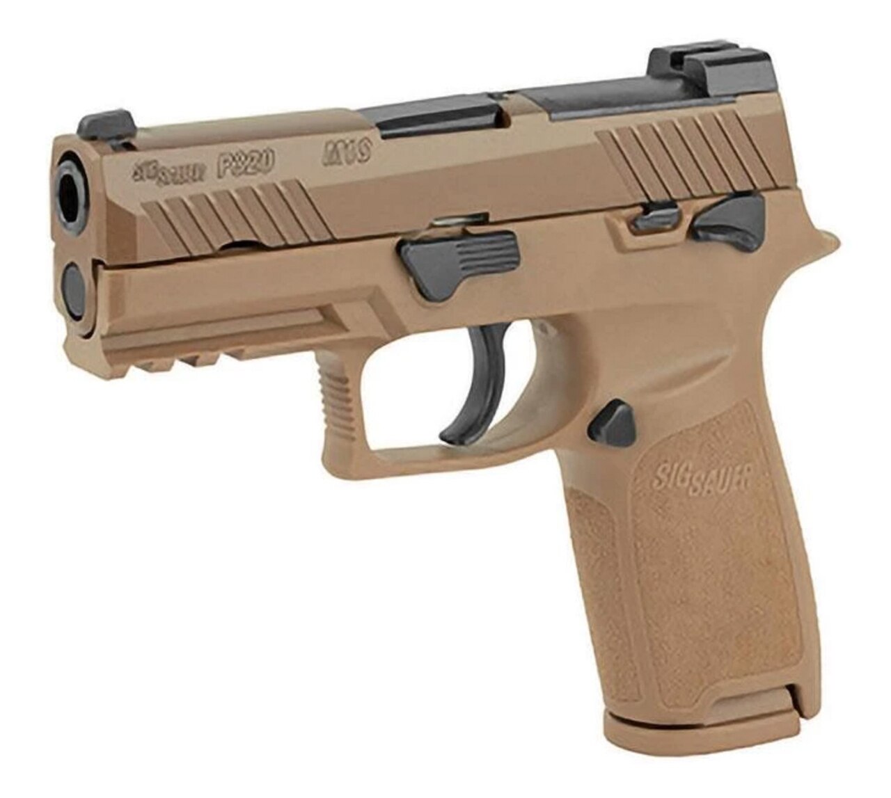 Image of Sig P320-M18 9mm, 3.9" Barrel, Manual Safety, Coyote, Mag Coupon, 1x 17rd