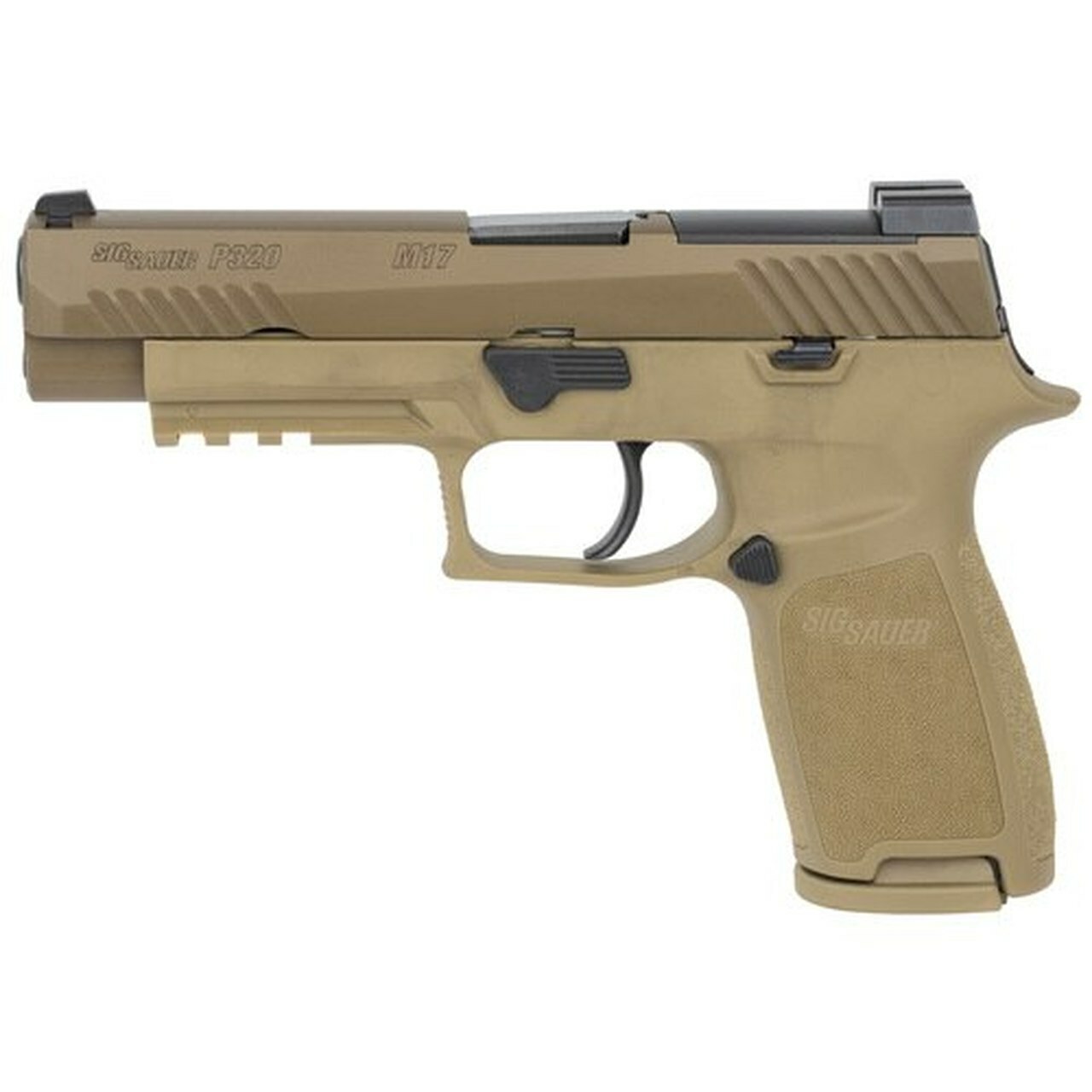 Image of Sig P320-M17 9mm, 4.7" Barrel, No Manual Safety, Coyote, Mag Coupon, 1x 17rd