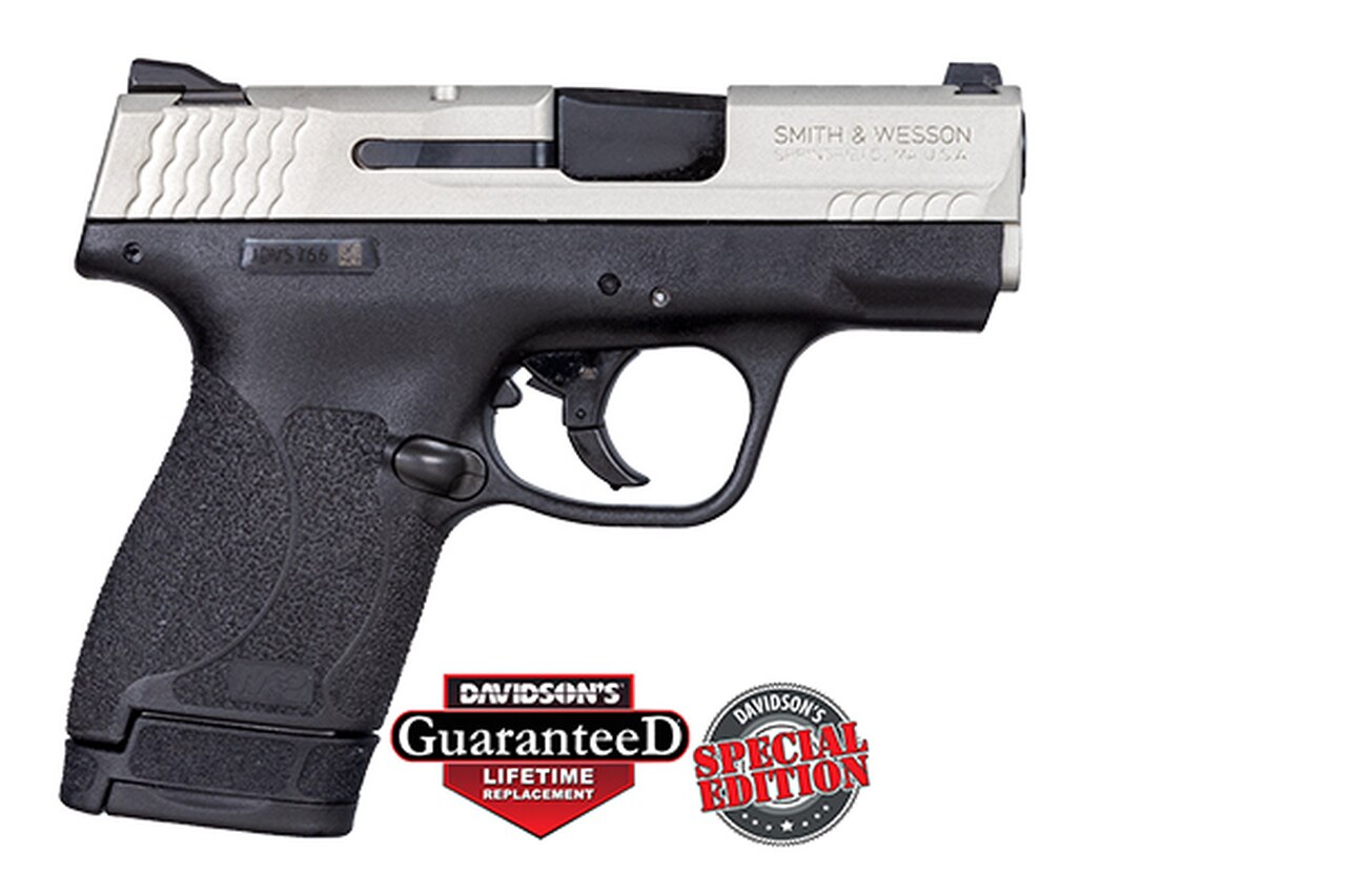 Image of S&W M&P Shield 2.0 9mm Cerakote Shimmering Aluminum Slide, 1 7rd & 1 8rd Mag