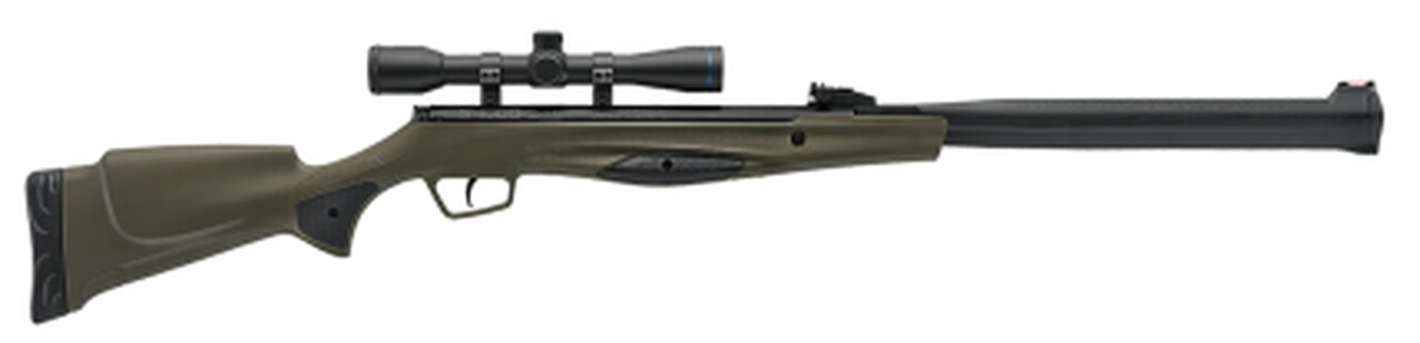 Image of Stoeger S4000E .22 Cal Airgun, 18.5" Barrel W/Integral Suppressor, 4x32 Scope, OD Green