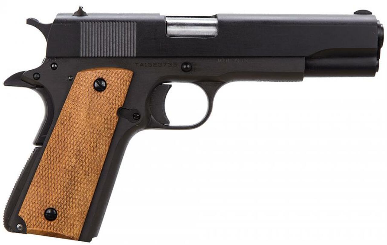 Image of Taylor's & Company 1911 Compact, .45 ACP, 3.63" Barrel, Checkered-Walnut Grip, 7rd