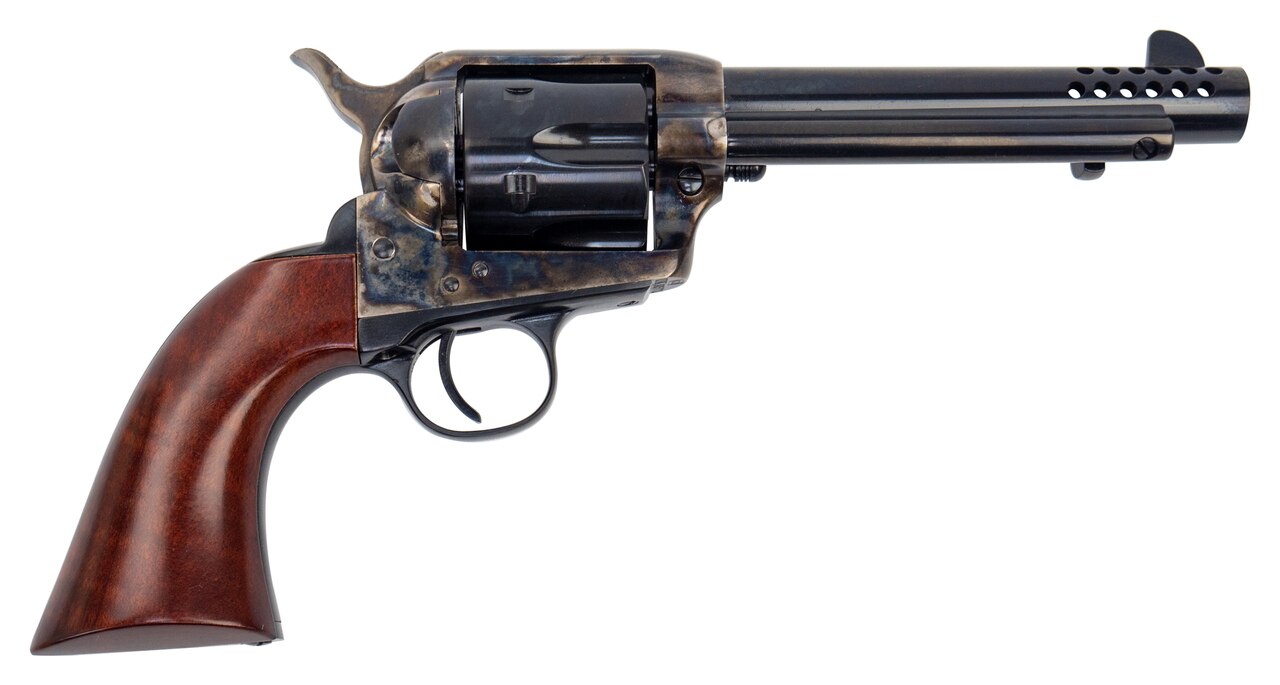 Image of Uberti 1873 Cattleman Ursus 10mm, 5.5" Ported Barrel, Special Make Up, Case-Hardened, 6rd