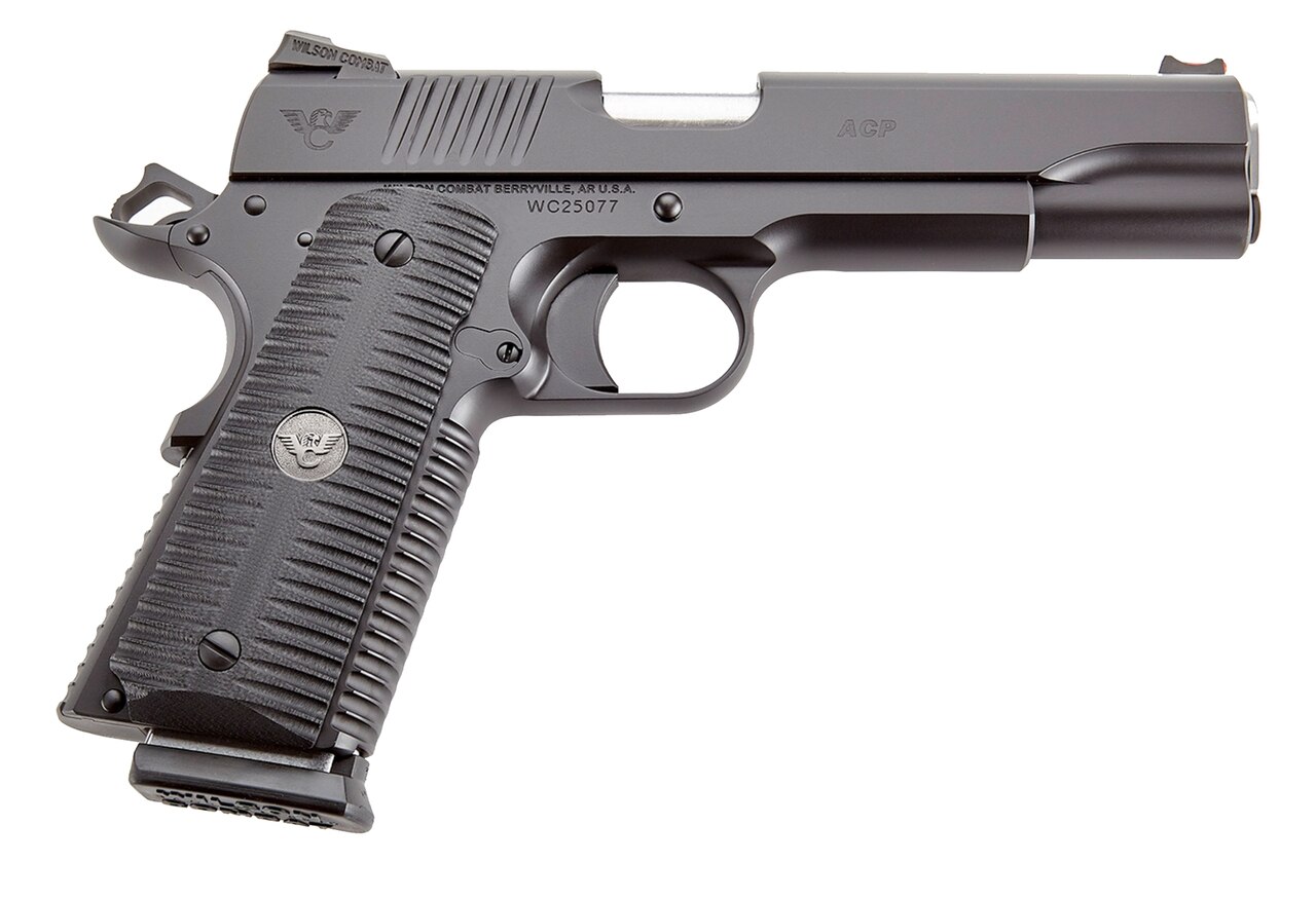 Image of Wilson Combat ACP 9mm, 5" Barrel, Fixed Sights, Tactical Bullet Proof Thumb Safety, 10rd