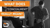 Daily Defense 2-1: The Real Meaning of "Concealment"